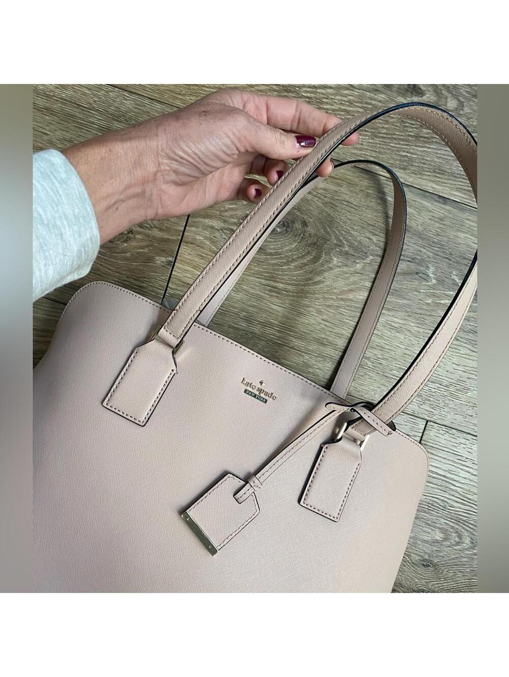 Kate Spade Cameron Street Blush Pink Saffiano Leather Tote - Picture 5 of 9